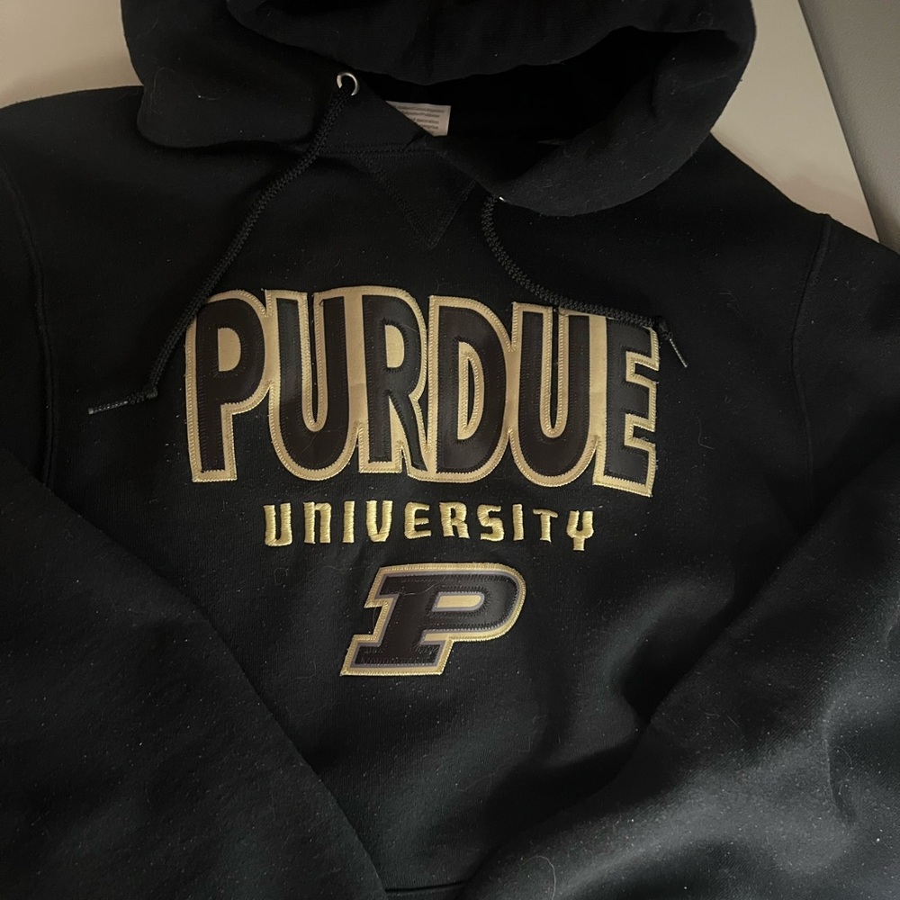 Russell Athletic Black Purdue University Hoodie